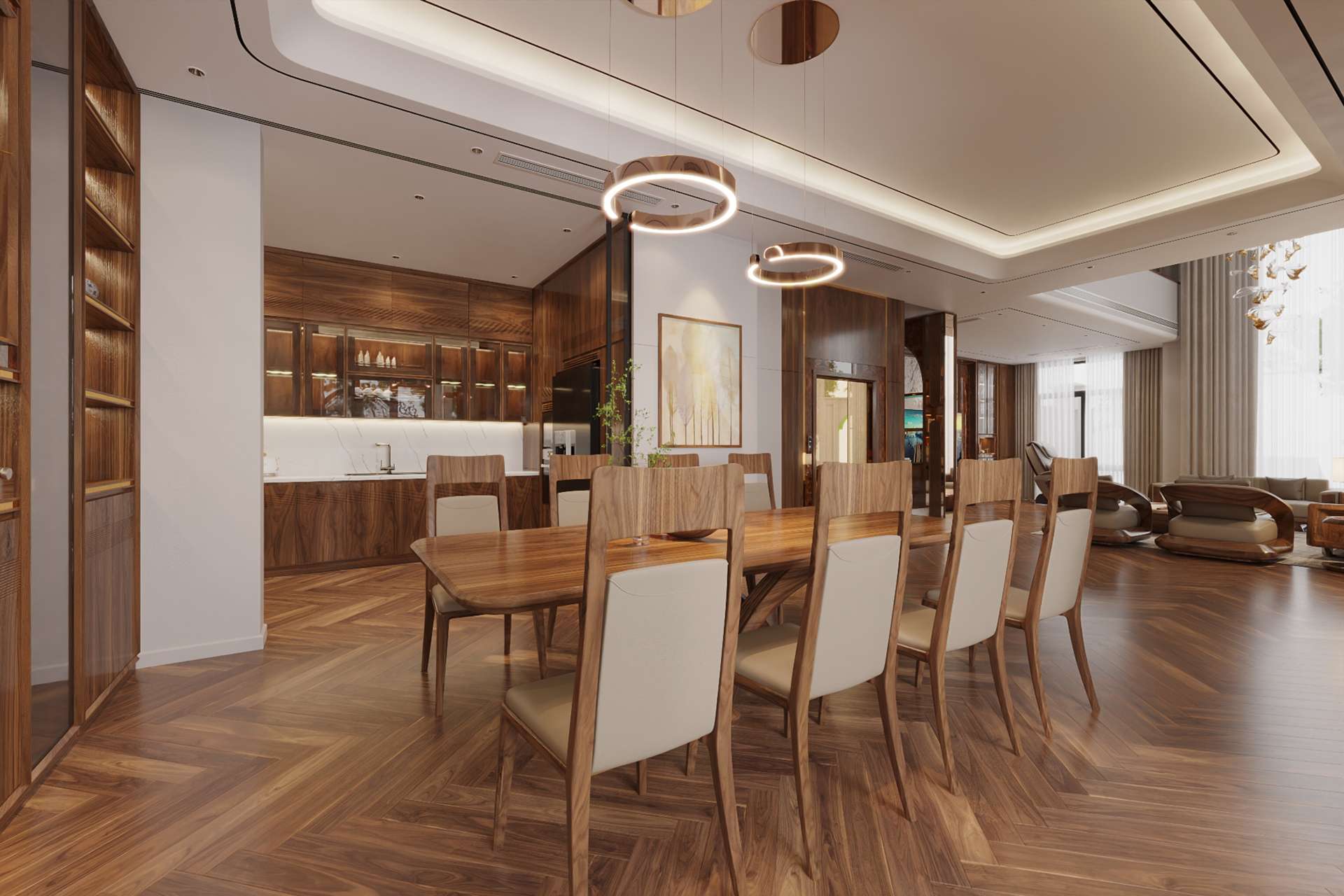 Thiết kế nội thất biệt thự Sunny Garden Quốc Oai