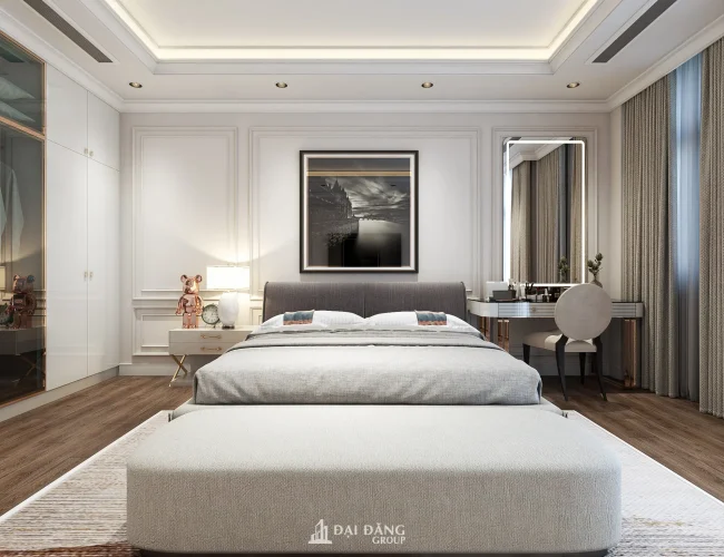 Nội hóa không gian nghỉ ngơi cho phòng ngủ đơn tại quận 3, Tp HCM