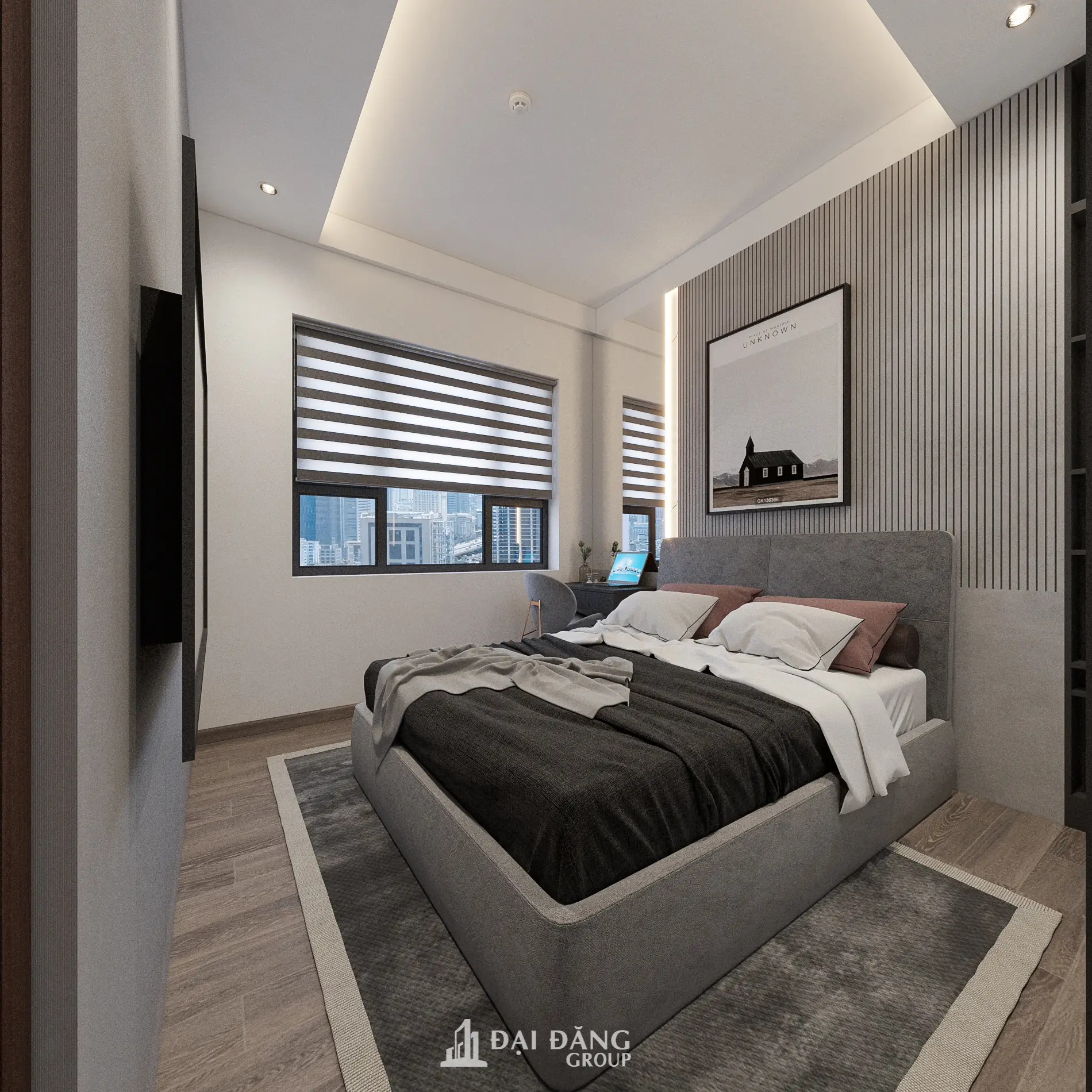 Thiết kế nội thất căn hộ Quận 7: Đột phá phong cách Modern Luxury cùng Đại Đăng Group