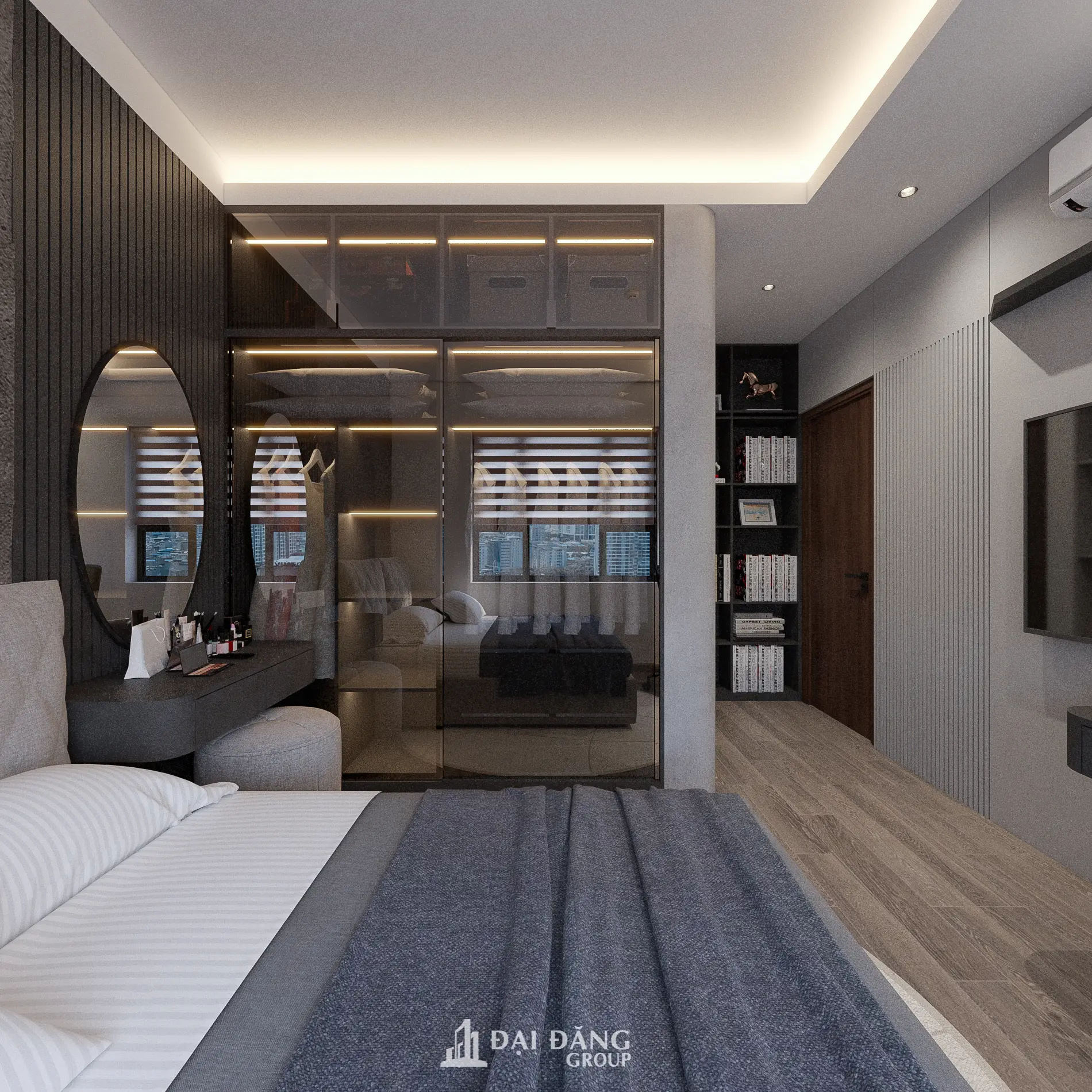 Thiết kế nội thất căn hộ Quận 7: Đột phá phong cách Modern Luxury cùng Đại Đăng Group