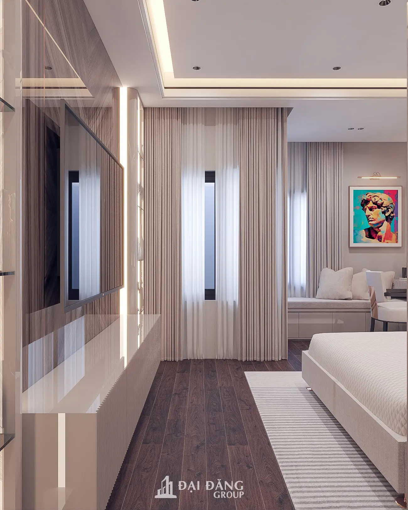 Biệt thự Nội thất Gỗ ấm cúng