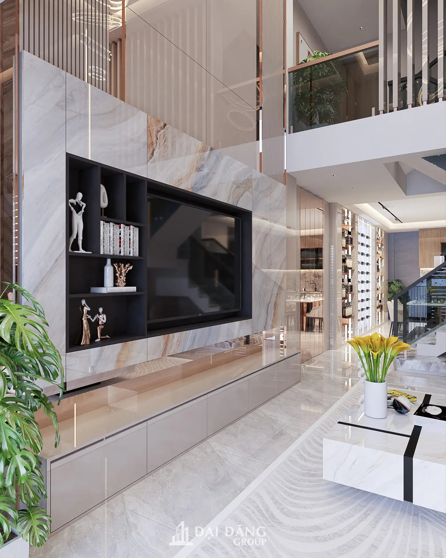 Hợp nhất kiến trúc Biệt thự hiện đại