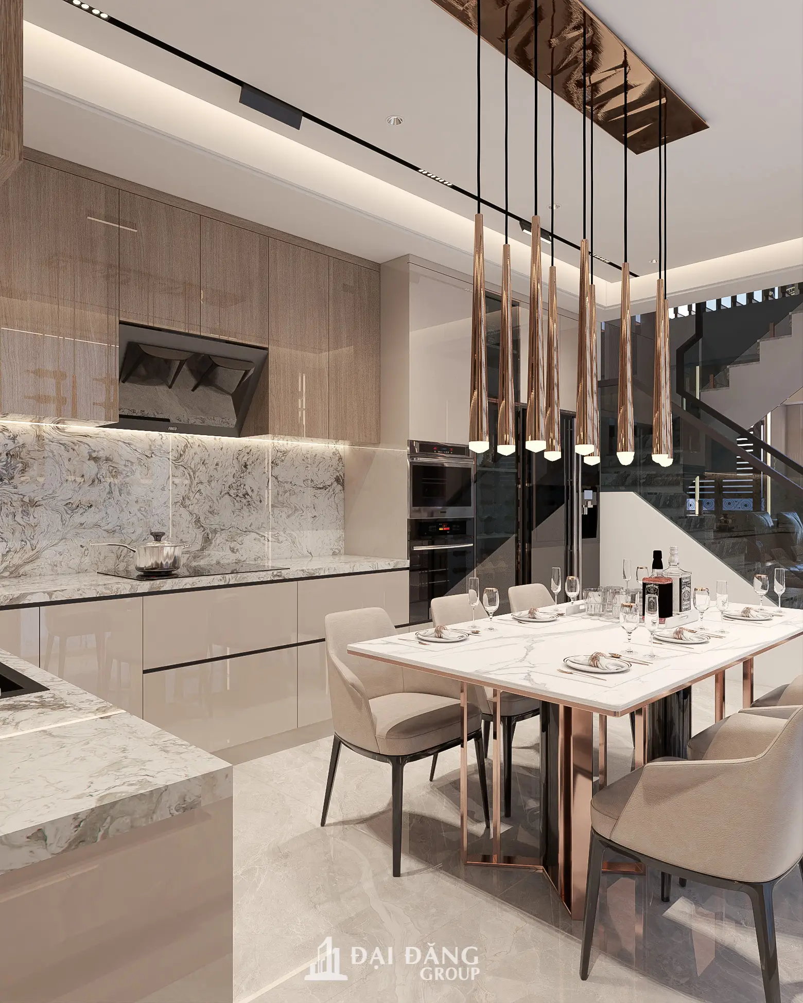 Biệt thự Nội thất Gỗ ấm cúng