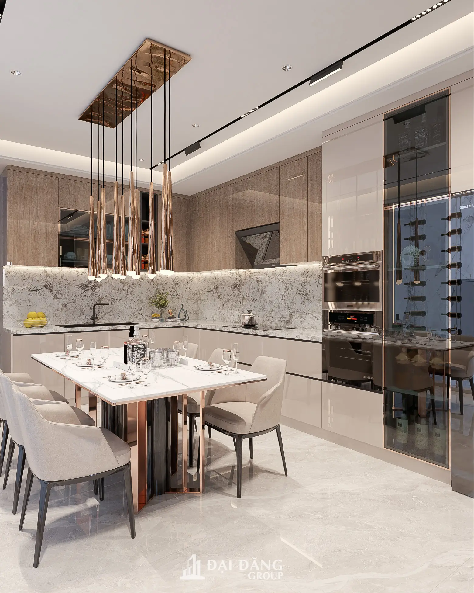 Biệt thự Nội thất Gỗ ấm cúng