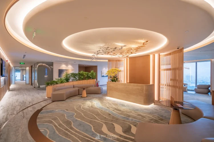 Thực tế công trình văn phòng Coworking Space Q1 | Đại Đăng Group