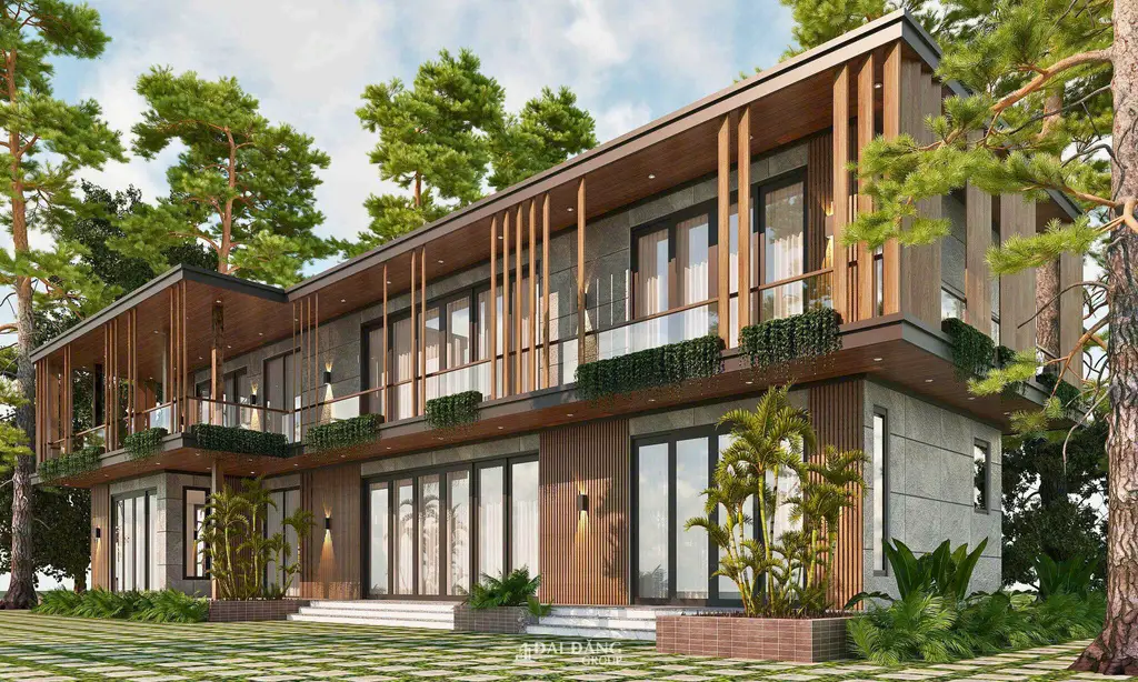 Khắc họa thực cảnh Villa Bảo Lộc: Bản giao hưởng giữa kiến trúc hiện đại và thiên nhiên
