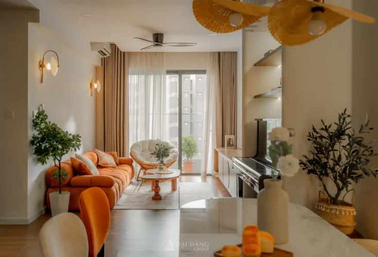 Tuyệt tác nội thất Chung cư Celesta Rise 2: Đẳng cấp nghệ thuật uốn cong tại Nhà Bè, Tp HCM