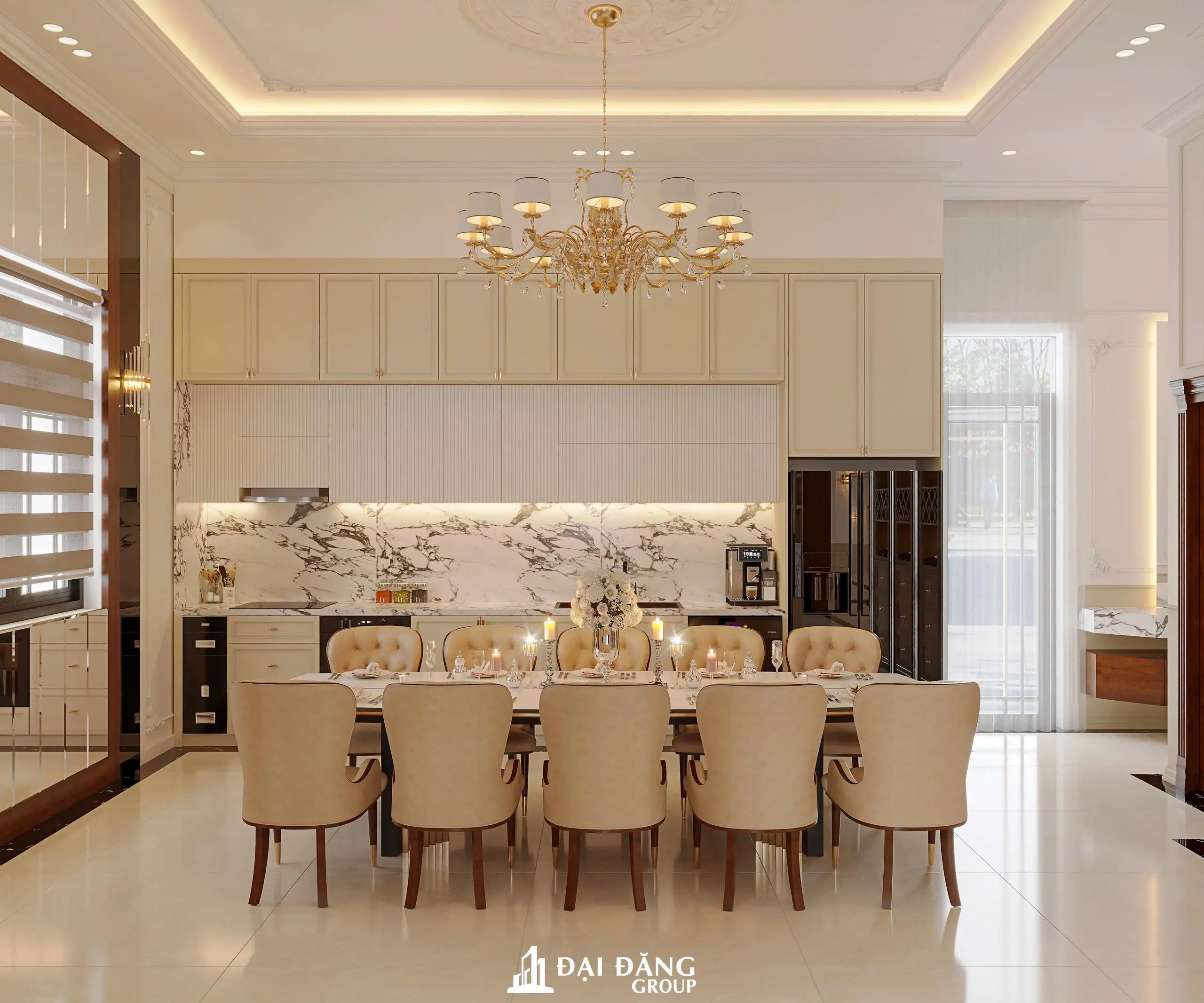 công trình nhà phố tân cổ điển Vĩnh Phúc
